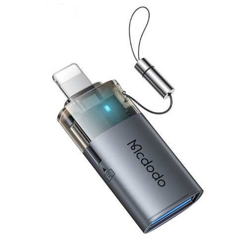تبدیل OTG لایتنینگ به USB3.0 و رم ریدر مک دودو Mcdodo OT-7850