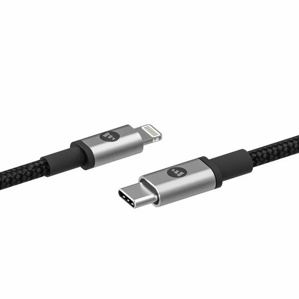 کابل  تایپ سی به لایتنینگ موفی mophie USB‑C to Lightning (با گواهی MFi شرکت اپل )، شارژ سریع 1 متری