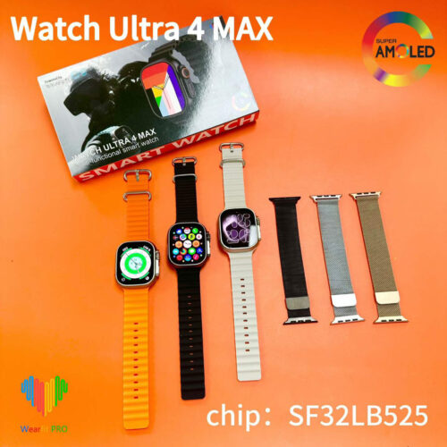 ساعت هوشمند ویرفیت مدل  Watch Ultra 4 Max Series 11 ، سایز 49 میلی‌متر دارای 4 حافظه داخلی IP68