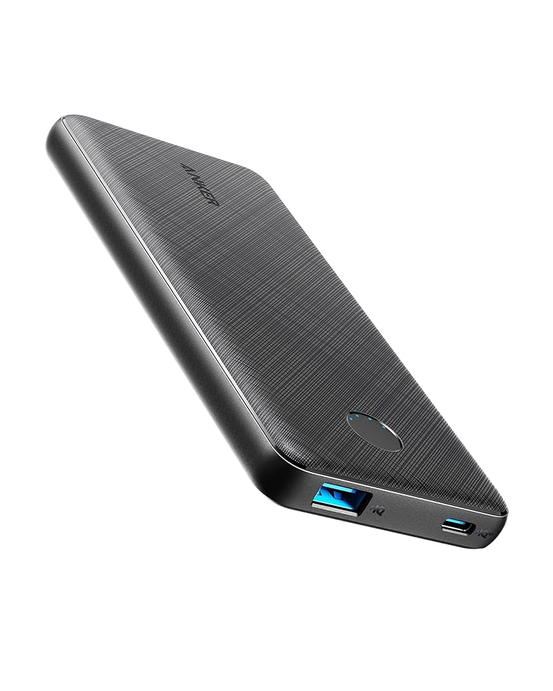 پاوربانک Anker A1245 PowerCore 10K 523 Series | ظرفیت واقعی 10000mAh با USB‑C 20W PD